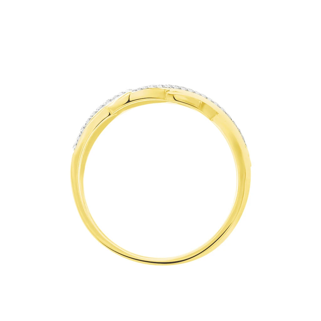 Bague Elyanne Or Jaune Diamant 5 Bague Elyanne Or Jaune Diamant – Image 3