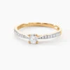 Bague Solitaire Laetitia Or Jaune Diamant