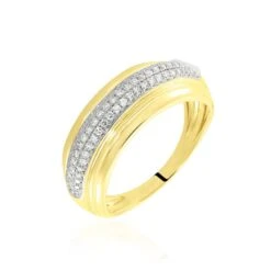 Bague Or Jaune Esmaralda Diamants