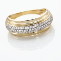 Bague Or Jaune Esmaralda Diamants -Garmin Soldes B3DFJDW4AZ view3