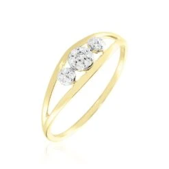 Bague Adamina Or Jaune Diamant