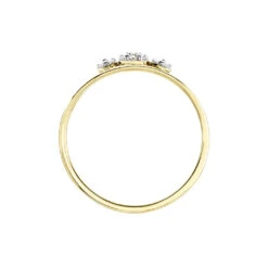 Bague Adamina Or Jaune Diamant -Garmin Soldes B3DFJDW4CU view2