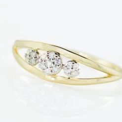 Bague Adamina Or Jaune Diamant -Garmin Soldes B3DFJDW4CU view3