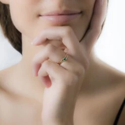 Bague Veroucha Or Jaune Agate -Garmin Soldes B3DFJFV001 model0