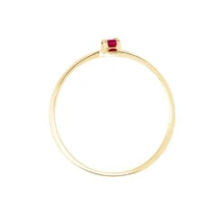 Bague Nesryne Or Jaune Rubis -Garmin Soldes B3DFJRR144 view2