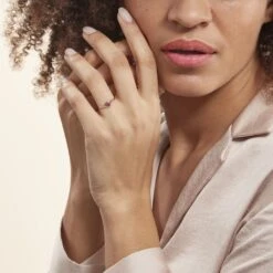 Bague Or Jaune Karmele Rubis -Garmin Soldes B3DFJRR587 model0