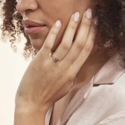 Bague Or Jaune Karmele Rubis -Garmin Soldes B3DFJRR587 model1