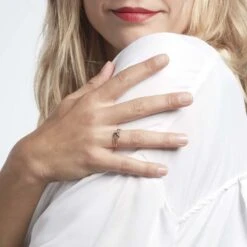 Bague Or Jaune Carl Saphirs Diamants -Garmin Soldes B3DFJSB03M model0