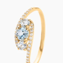 Bague Chloe Or Jaune Topaze Et Oxyde De Zirconium 9 Bague Chloe Or Jaune Topaze Et Oxyde De Zirconium -Garmin Soldes B3DFJTB202 view1