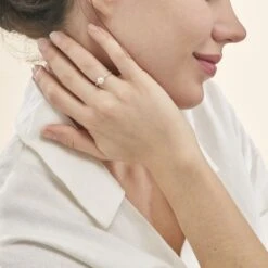 Bague Maria-francoise Or Jaune Perle De Culture Et Oxyde De Zirconium -Garmin Soldes B3DFJU2180 model0