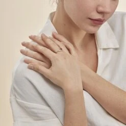 Bague Maria-serena Or Jaune Amethyste Et Oxyde De Zirconium -Garmin Soldes B3DFJYI388 model0