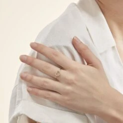 Bague Lovana Or Jaune Oxyde De Zirconium -Garmin Soldes B3DFJZW001 model0