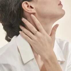 Bague Lovana Or Jaune Oxyde De Zirconium -Garmin Soldes B3DFJZW001 model1