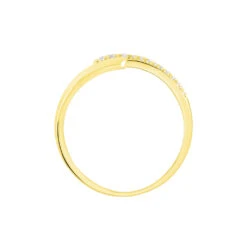 Bague Or Jaune Morgaine Oxydes -Garmin Soldes B3DFJZW0O2 view2