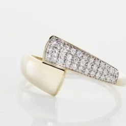 Bague Or Jaune Morgaine Oxydes -Garmin Soldes B3DFJZW0O2 view3