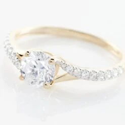 Bague Evita Or Jaune Oxyde De Zirconium -Garmin Soldes B3DFJZW0R0 view3