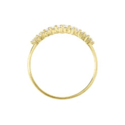 Bague Or Jaune Sunday Oxyde De Zirconium -Garmin Soldes B3DFJZW0RL view2