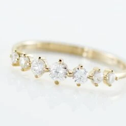 Bague Or Jaune Sunday Oxyde De Zirconium -Garmin Soldes B3DFJZW0RL view3