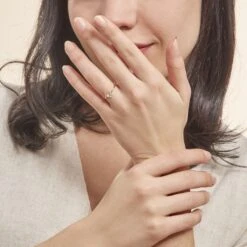 Bague Valeriana Or Jaune Oxyde De Zirconium -Garmin Soldes B3DFJZW148 model1