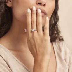 Bague Caitlin Or Jaune Oxyde De Zirconium -Garmin Soldes B3DFJZW2H0 model1