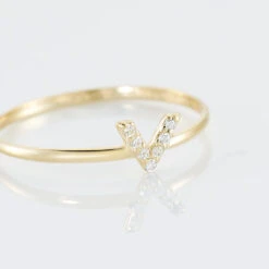 Bague De Phalange Celene Or Jaune Oxyde De Zirconium -Garmin Soldes B3DFJZW805 view3