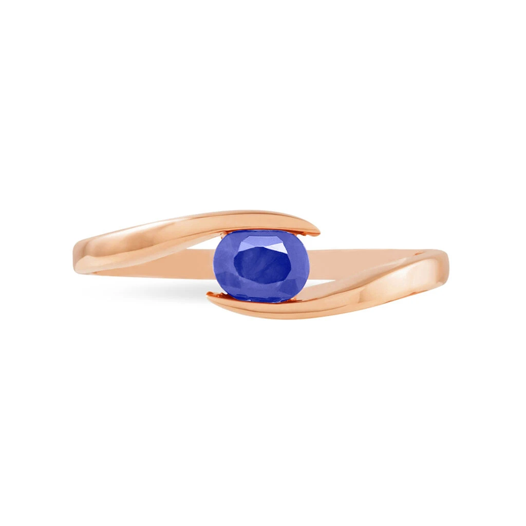 Bague Camilia Or Rose Tanzanite 4 Bague Camilia Or Rose Tanzanite – Image 2