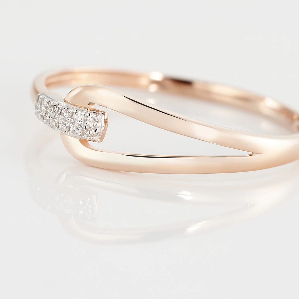 Bague Cyranna Or Rose Diamant 6 Bague Cyranna Or Rose Diamant – Image 4
