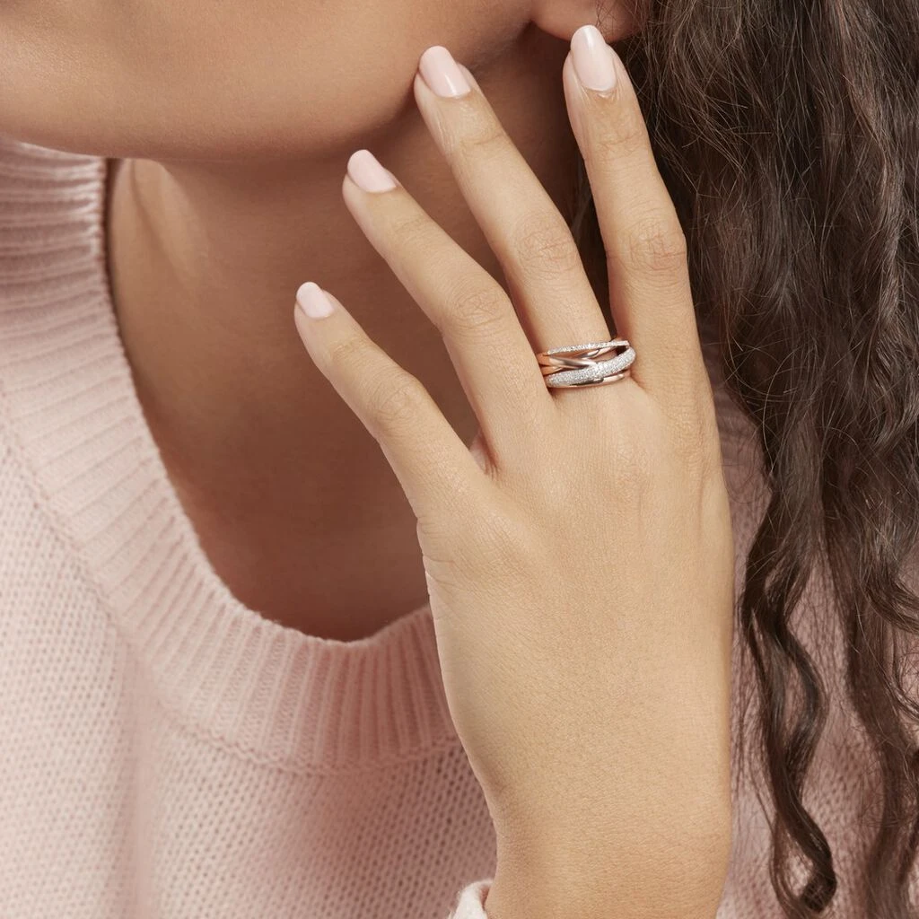 Bague Elodea Or Rose Diamant 7 Bague Elodea Or Rose Diamant – Image 5
