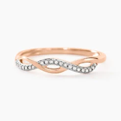 Bague Alizee Or Rose Diamant