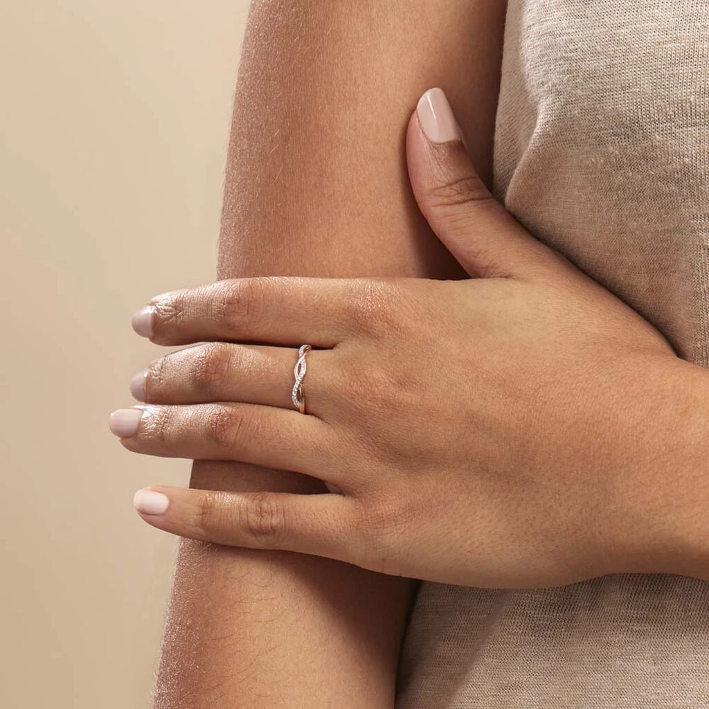 Bague Alizee Or Rose Diamant 8 Bague Alizee Or Rose Diamant – Image 6