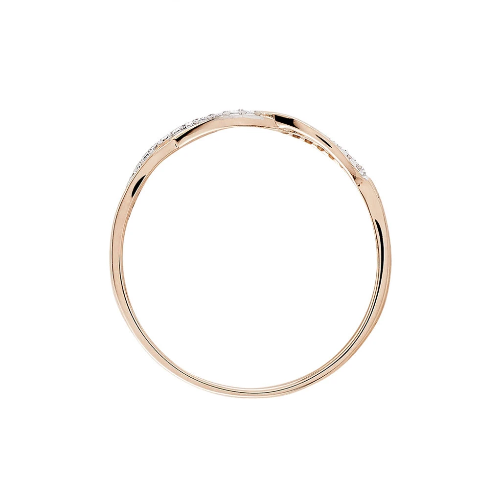Bague Alizee Or Rose Diamant 5 Bague Alizee Or Rose Diamant – Image 3