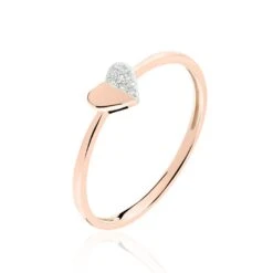 Bague Emilia Or Rose Diamant