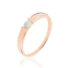 Bague Daliane Or Rose Diamant