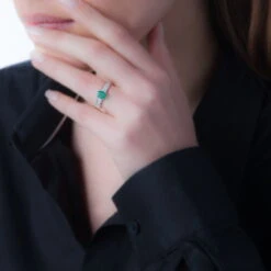 Bague Crista Or Rose Saphir Et Diamant -Garmin Soldes B3DFRSB768 model0