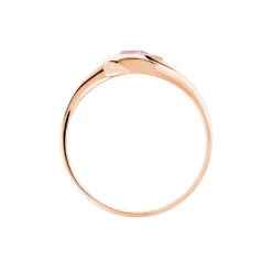 Bague Tiphaine Or Rose Saphir -Garmin Soldes B3DFRSS231 view2