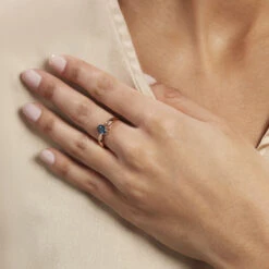 Bague Arzula Or Rose Topaze -Garmin Soldes B3DFRTB741 model1