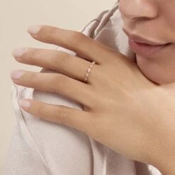 Bague Hestia Or Rose Oxyde De Zirconium -Garmin Soldes B3DFRZW09S model1