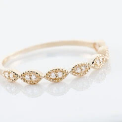 Bague Hestia Or Rose Oxyde De Zirconium -Garmin Soldes B3DFRZW09S view3