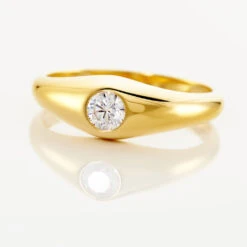 Chevaliere Or Jaune Maxime Oxyde -Garmin Soldes B3HMJZW007 view3