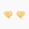Boucles D'oreilles Puces Aricia Coeur Or Jaune -Garmin Soldes B3OEJW0499 master