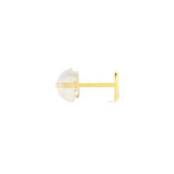 Boucles D'oreilles Puces Aricia Coeur Or Jaune -Garmin Soldes B3OEJW0499 view2