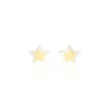 Boucles D'oreilles Puces Cleomelia Etoile Or Jaune