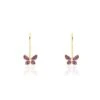 Boucles D'oreilles Pendantes Or Jaune Alyssia