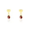 Boucles D'oreilles Or Jaune Urschi Smalto Rouge -Garmin Soldes B3OEJWR018 master