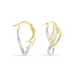 Créoles Holly Or Bicolore -Garmin Soldes B3OF2W0206 view2