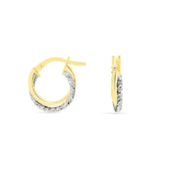 Créoles Maelia Or Bicolore -Garmin Soldes B3OF2W0252 view2