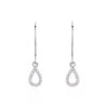Boucles D'oreilles Pendantes Ursela Or Blanc Diamant -Garmin Soldes B3OFBDW779 master