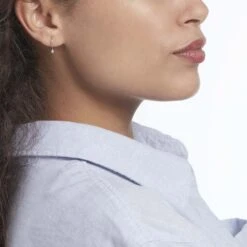 Boucles D'oreilles Pendantes Victoria Or Blanc Diamant -Garmin Soldes B3OFBDW796 model0