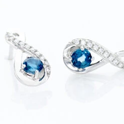 Boucles D'oreilles Puces Augusta Or Blanc Topaze Et Oxyde De Zirconium 9 Boucles D'oreilles Puces Augusta Or Blanc Topaze Et Oxyde De Zirconium -Garmin Soldes B3OFBT5498 view2