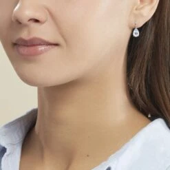 Boucles D'oreilles Puces Anesa Or Blanc Topaze 9 Boucles D'oreilles Puces Anesa Or Blanc Topaze -Garmin Soldes B3OFBTB514 model0